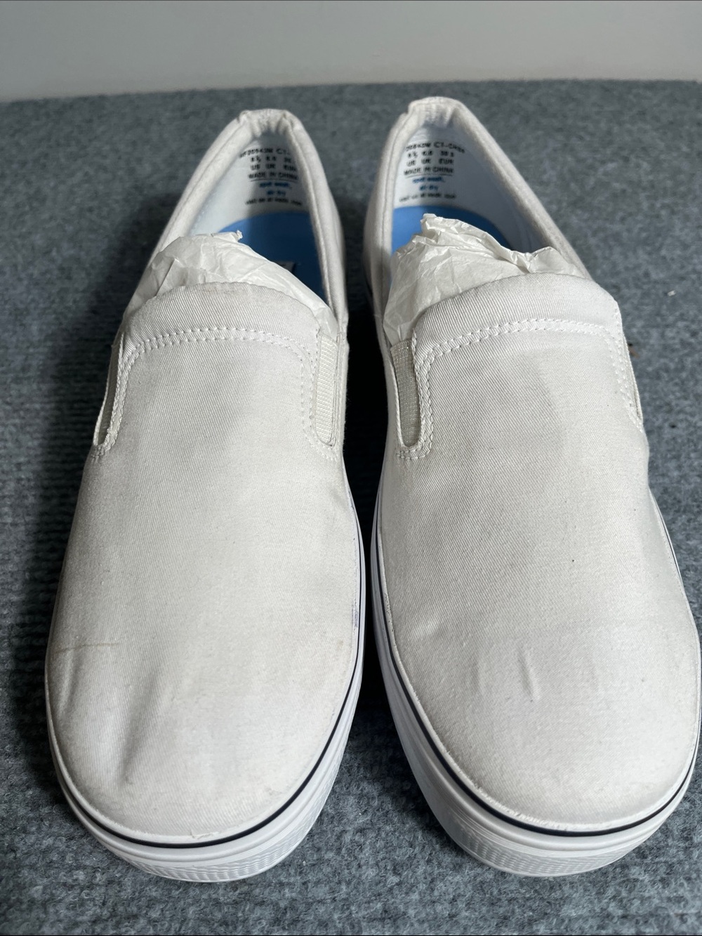 Keds Slip-On Canvas Sneakers in White